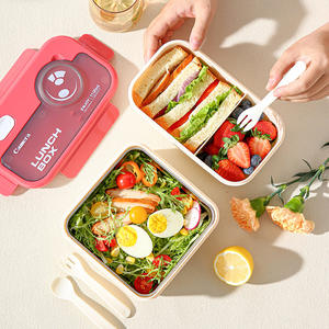 Camkta Lunch Box Rectangle 1080ml Airtight <b>Microwaveable</b> For Adults - Product Image 1