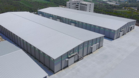 Bâtiment métallique préfabriqué à grande portée, structure en acier PEB, entrepôt d'usine, conception personnalisée, matériau Q355B, installation rapide