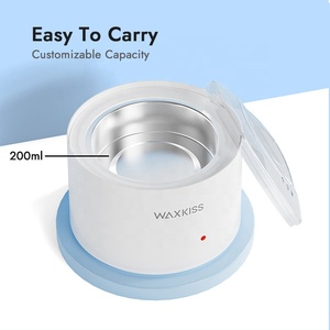 <span class=keywords><strong>Calentadores</strong></span> de Cera Portátiles al por Mayor con Logotipo Personalizado, Capacidad de 400cc, Mini Calentador de Cera Depilatoria para Eliminación de Vello - Product Image 1