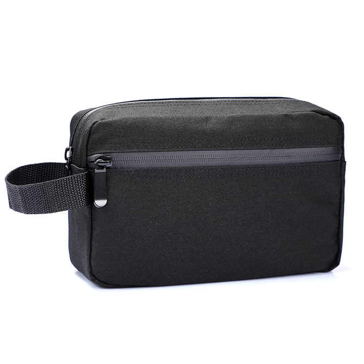 China Factory Customized Portable Travel Black Toiletry Bag for Men