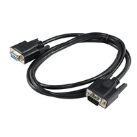 KUNCAN KC-DB9-FM D-Sub Standar DB9 Kabel Ekstensi Serial Pria Wanita 9-Pin Konektor RS232 Komunikasi Perangkat PC Modem CNC