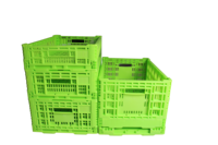Caisse en plastique pliable, panier en plastique pour fruits et légumes