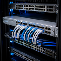Switch Géré 24 Ports 10/100/1000 C9300-24T-A, Uplink Modulaire, Empilable, Réseau Gigabit d'Entreprise L3