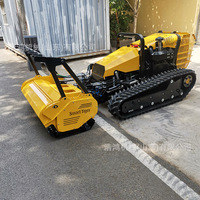 Robot de récupération de type chenille, débroussailleuse anti-incendie forestier, machine de récupération télécommandée, développement de ceinture d'isolement