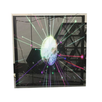 Mur vidéo LED léger en verre, pleine couleur, haute luminosité 1000 cd, pour affichage dynamique en magasin, aéroport, hall d'exposition