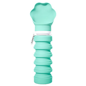 पोर्टेबल फोल्डेबल सिलिकॉन कुत्ते पानी कटोरे हल्के आधुनिक पालतू भोजन इनडोर आउटडोर उपयोग के लिए स्वचालित जलरोधक - Product Image 5