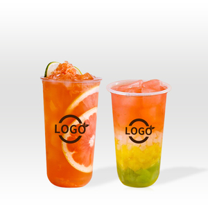 Bán Buôn 300Ml/500Ml PP Nhựa Ice Cream/Sữa Chua/Pudding/Tráng Miệng/Mousse Cup - Product Image 4