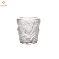 Verre à grains de glacier pour la maison Verre à whisky coloré en cristal Tasse à jus japonais Tasse à eau colorée