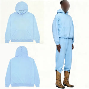 Sudaderas con Capucha Extra Grandes de Invierno para Hombre y Mujer, de Algodón Grueso, Cómodas, Elegantes, con Estampado Urbano Desgastado - Product Image 1