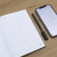Lápiz Magnético Inteligente de Aluminio con Sensor Activo, Punta Reemplazable, Sensibilidad a la Presión, Resolución de 1024, 0.04 mm, Compatible con IOS, para Cuadernos A5