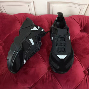 Luxury Casual <b>Sneakers</b> Men Women Fashion Silk <b>Leather</b> Suede Patchwork Low Top Sport Shoes Comfortable Streetwear Size 36-46 - Product Image 3