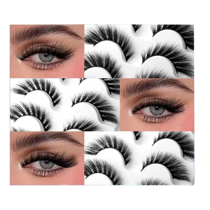 Pestañas de ojo de gato con alas <span class=keywords><strong>Foxy</strong></span>, pestañas de <span class=keywords><strong>seda</strong></span> natural con alas de Ángel, pestañas de ojo de zorro de visón falso, pestañas de ojo de gato sin crueldad - Product Image 3