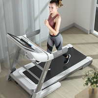 جهاز المشي الكهربائي YPOO، آلة جري احترافية قابلة للطي للاستخدام المنزلي مع تطبيق YPOOFIT