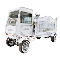 Voiture funéraire populaire à 4 roues cercueil transport spécial corbillard chariot