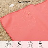 Serviette de sport en microfibre tissée avec logo personnalisé XP, avec crochet à bouton, super absorption de la transpiration, séchage rapide