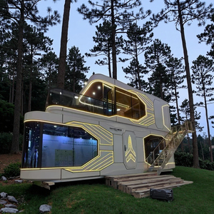 <span class=keywords><strong>Prefab</strong></span> nhà và văn phòng thép không gian viên nang cho cắm trại cho sân sử dụng kết cấu thép bền - Product Image 2