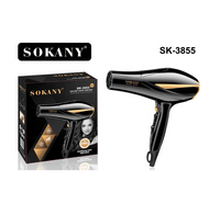 Grosir X5 6000W 5000W blower rambut cepat kering dengan nosel salon kecantikan AC pengering rambut Motor