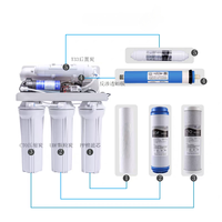 Système de purification d'eau RO à 5 étapes pour filtre à eau domestique avec réservoir en acier, personnalisation multi-niveaux disponible