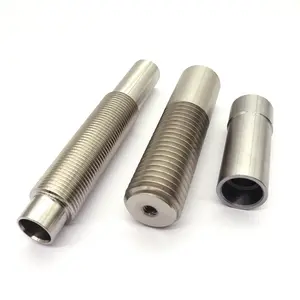 OEM CNC machining Connector Pneumatic Connector Brass Nickel Plated External Thread