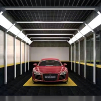 Kaistar Tunnel de lavage de voiture automatique 3D, conception de salle d'exposition automobile, éclairage professionnel pour l'entretien des voitures, éclairage LED pour atelier, utilisation en bureau, indice de protection IP54, 6000K