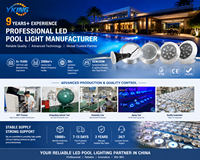 IP68 Ultraflache 6W LED-Schwimmbadbeleuchtung AC/DC 12V Neutralweiß 120° Abstrahlwinkel Fernbedienung 1,5M Gummikabel