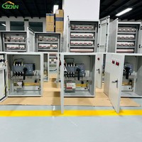 Ensemble complet de panneaux de commande industriels muraux IP30, tableau de distribution électrique triphasé, boîte d'alimentation ATS