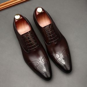 Chaussures habillées en cuir légères pour hommes – Nouvelle collection printemps-hiver – Douces, respirantes et antidérapantes avec semelle en caoutchouc amortissante - Product Image 2