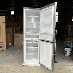 Congélateur double porte 318L et réfrigérateur intelligent en acier inoxydable pour usage domestique et commercial - Product Image 1