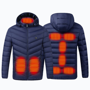 MAQVOB EU US Size Manufacturer Custom Smart Heated <strong>Jacket</strong> <strong>Waterproof</strong> Puffer <strong>Padding</strong> <strong>Jackets</strong> Plus Size Heated <strong>Jackets</strong> for Men - Product Image 4