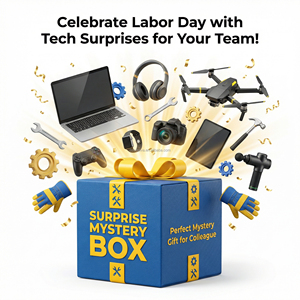 COSMOVA Scatola a Sorpresa Fortunata - Offerta Speciale Labor Day - Mystery Box Avanzata - Premiati con 1-3 Pezzi Elettronici a Sorpresa (Blind Box) - Product Image 1