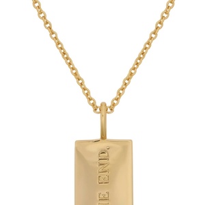 Collar con Colgante Cuadrado de Acero Inoxidable Personalizado con Grabado de Frases Inspiradoras, Joyería Personalizada de Fábrica - Product Image 2