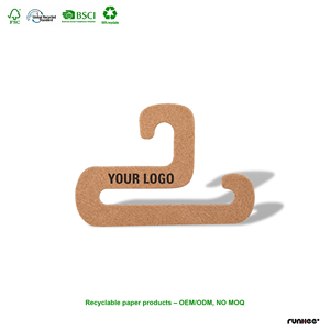 Gancho de Embalaje Ecológico de Cartón Reciclado para Calcetines - Product Image 1