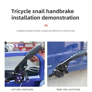 Nuevo <span class=keywords><strong>triciclo</strong></span> de motocicleta eléctrica, freno de estacionamiento, freno de mano engrosado de caracol, tirador Vertical, piezas de freno compatibles <span class=keywords><strong>con</strong></span> mano izquierda derecha - Product Image 6