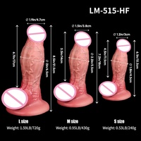 Dildo réaliste en silicone souple, idéal pour la stimulation du point G et les jeux anaux, un jouet sexuel pour adultes conçu spécifiquement pour les femmes