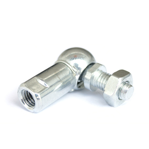 Шарнир DIN71802-16-M10-CS из стали с резьбовой шаровой головкой и заклепочным шаровым хвостовиком, низкий уровень шума, сертифицирован по ISO/DIN - Product Image 2