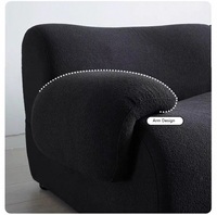 Conjunto de Sofá Moderno Compacto, Sofá Cama, Sofá Seccional, Muebles de Sala de Estar para Relajarse