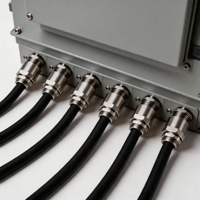 Presse-étoupe antidéflagrant en acier inoxydable 304, IP65, résistant à la corrosion, connecteur étanche pour câble non blindé 7-13 mm