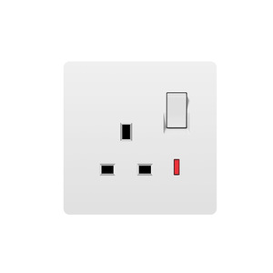Enchufe británico ultrafino 13A, versión de Hong Kong Macao, carga rápida USB tipo C, panel de tres orificios estándar británico ABS 16A - Product Image 5