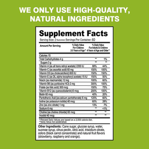 Gomitas Multivitamínicas y Minerales OEM ODM con 15 Nutrientes Esenciales para Niños y Adultos, 120 Gomitas, Deliciosos Sabores a Frutas - Product Image 2
