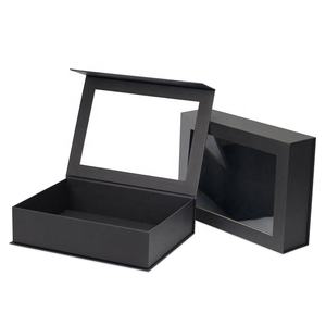 <span class=keywords><strong>Caja</strong></span> de Regalo Magnética Personalizada con Ventana Negra para Ropa, Bodas, Ramadán, Diwali, Eid Mubarak, Dulces - Product Image 3
