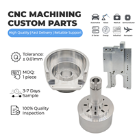 Pièces usinées CNC à haute tolérance +/-0,01 mm, pièces usinées CNC OEM, tournage CNC, fraisage, produits en aluminium