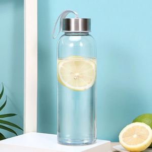 Bouteilles d'eau en plastique personnalisées avec logo promotionnel YS307, 500 ml, sans BPA, pour le sport et la remise en forme, neuves, 1000 ml avec couvercle en acier inoxydable - Product Image 5