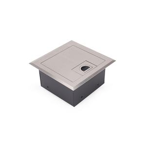 Caja Eléctrica de Acero Inoxidable para Instalación en Piso Elevado con Tapa Giratoria Ajustable en Cualquier Ángulo - Product Image 2