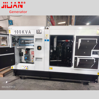 Groupe électrogène diesel silencieux monophasé 100KVA 100KW de type canopy, 60Hz, fabriqué par l'usine OEM de Guangzhou