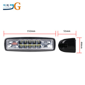 Công Suất Cao Led Làm Việc Ánh Sáng 16W Siêu Sáng Dẫn Ra Ánh Sáng Đường Xe Tải Strobe <span class=keywords><strong>Flash</strong></span> Led Cảnh Báo Ánh Sáng Cho xe - Product Image 3