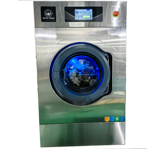 Lavage de moteur à fréquence variable silencieux-Entretien délicat Contrôle intelligent Laveuse à montage souple Équipement de blanchisserie en acier inoxydable - Product Image 1
