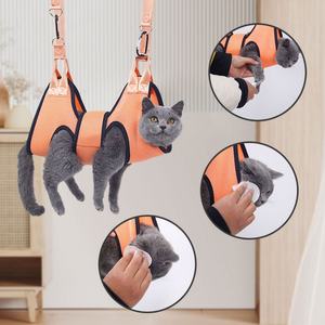 Harnais de toilettage pliable en polyester Famicheer pour animaux de compagnie, chats et chiens, avec utilisation en salle de bain pour les chats et chiens de grande taille - Product Image 1