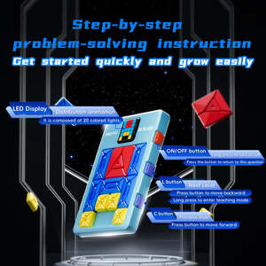 Super Huarong Road Juego de rompecabezas de tablero todo en uno Sensor de liquidación inteligente Banco de preguntas todo incluido Cubos mágicos de enseñanza - Product Image 4