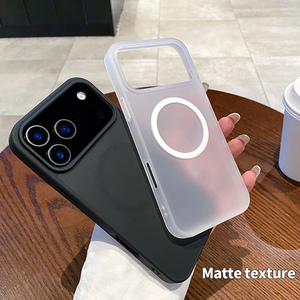 Custodia magnetica opaca per telefono cellulare per <span class=keywords><strong>iPhone</strong></span> 17 16 <span class=keywords><strong>Pro</strong></span> Max 15 14 13 12 <span class=keywords><strong>11</strong></span> Custom Logo colore puro del telefono <span class=keywords><strong>Cover</strong></span> - Product Image 2