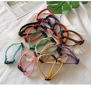 Multi Colors Color Soft Comfort Puppy Kitten Neck Strap Microfiber Suede Dog <b>Collar</b> With Breakaway Buckle - Product Image 6